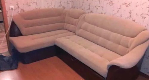 Перетяжка углового дивана. Димитровград